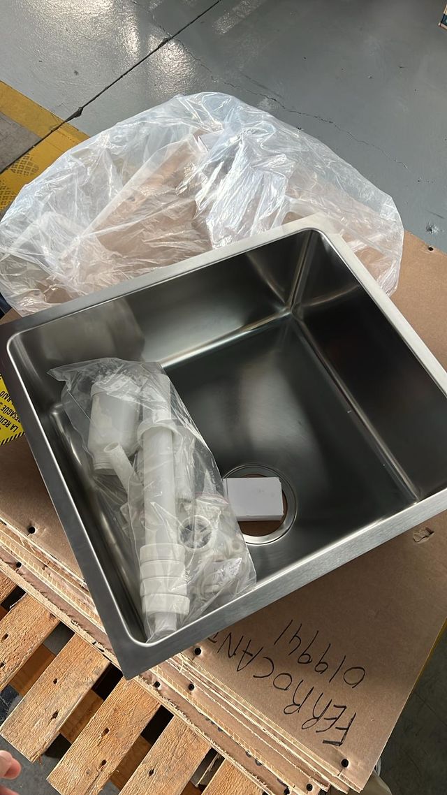 Fregador bajo encimera 45x40 Inox