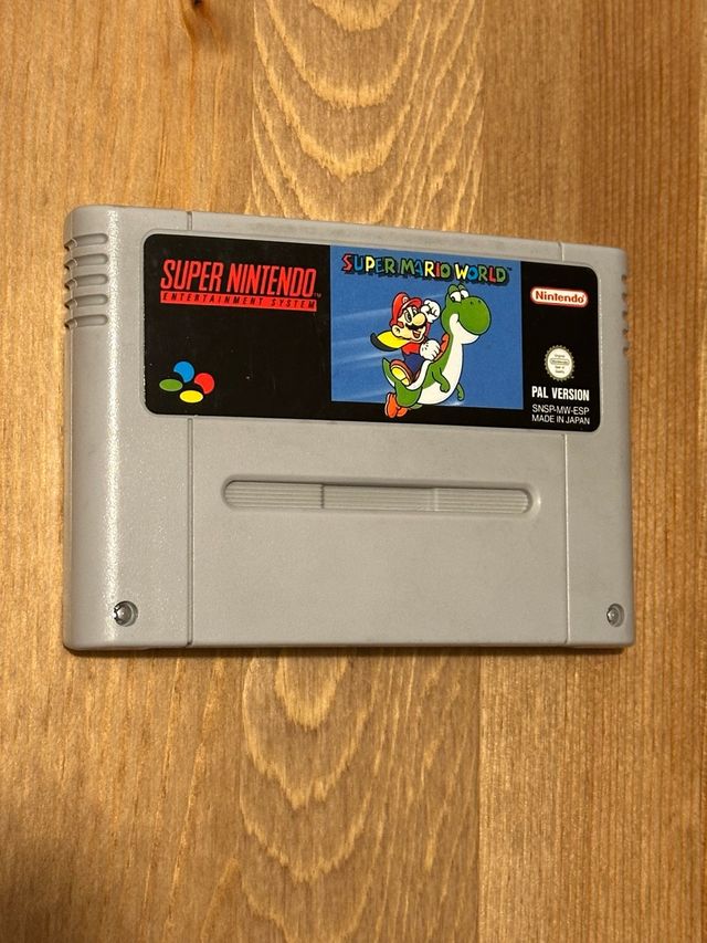 Cartucho Super Mario World Nintendo SNES