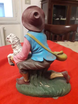 Statua pastore gesso primi '900