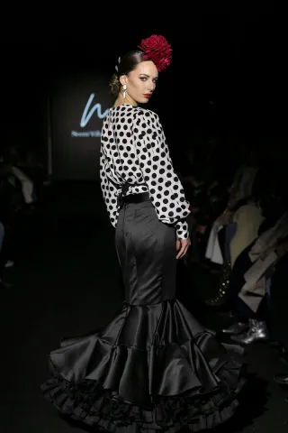 Look Flamenco Negro y Blanco