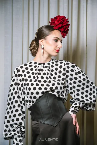 Look Flamenco Negro y Blanco