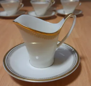 Servizio porcellana Bavaria bordo dorato
