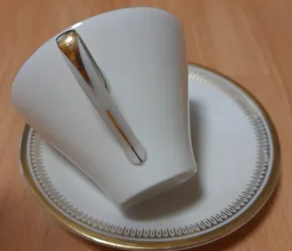 Servizio porcellana Bavaria bordo dorato