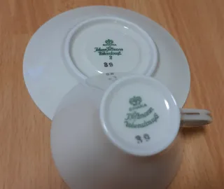 Servizio porcellana Bavaria bordo dorato