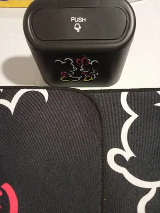 Lote.Alfombrillas,Fundas Cinturón,cenicero Mickey