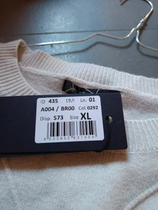 Maglione donna beige lungo