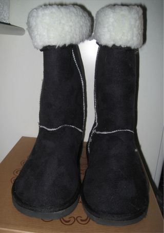 Stivali scamosciati neri