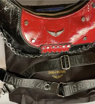 Bolso Zadig&Voltaire Negro/Rojo Nuevo con etiqueta