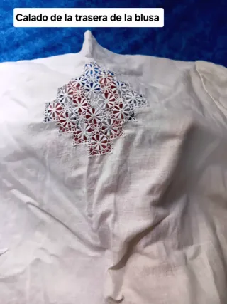 4 Prendas Traje Típico Canario Artesanal