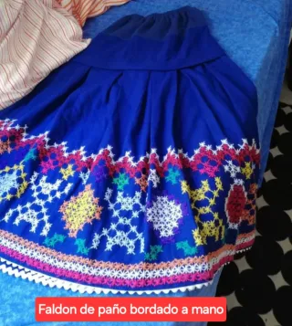 4 Prendas Traje Típico Canario Artesanal