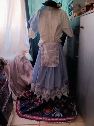 4 Prendas Traje Típico Canario Artesanal