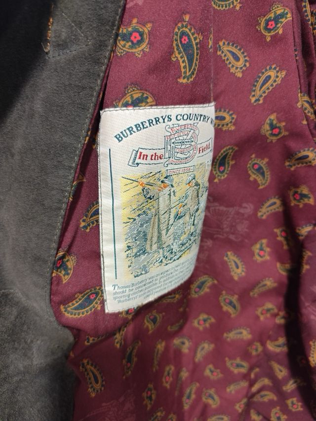 Trenca Burberrys Cuero Marrón