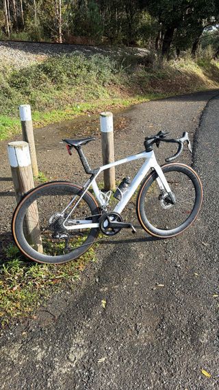 Manillar Carbono Bontrager Aero RSL + potencia .