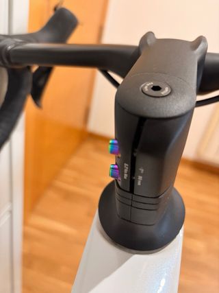 Manillar Carbono Bontrager Aero RSL + potencia .