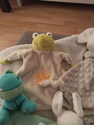 Lote 5 Mantitas Peluche Bebé