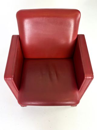 Poltroncine Poltrona Frau Pelle Rossa