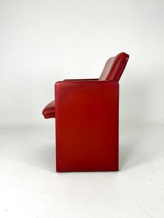 Poltroncine Poltrona Frau Pelle Rossa