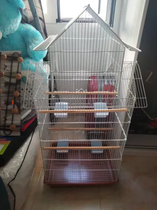 Jaula grande para canarios pericos ninfas etc...