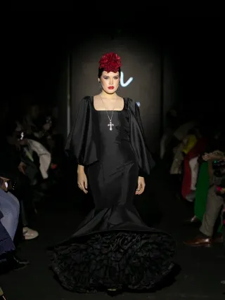 Vestido Flamenca Gitana Negro