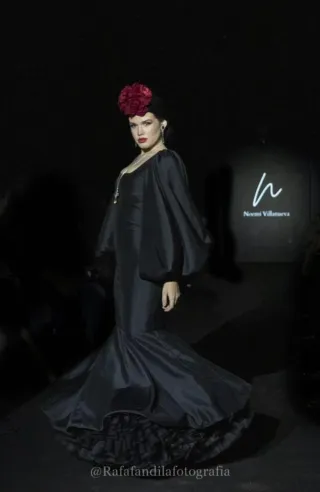 Vestido Flamenca Gitana Negro