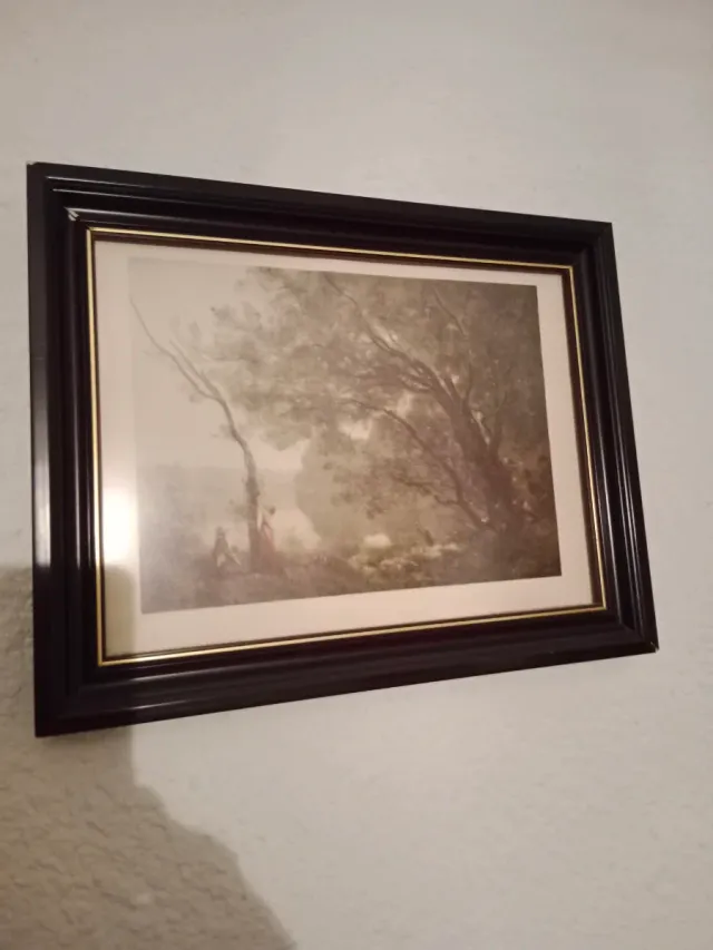 Quadro decorativo con elegante cornice