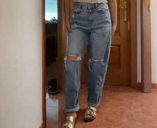 Mango Vaqueros Rotos Talla 40