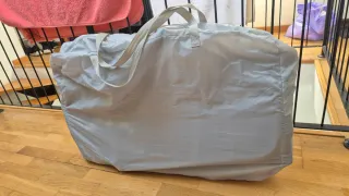 Moisés para bebé gris