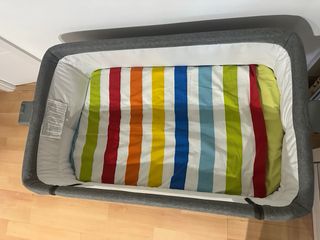 Minicuna Kinderkraft gris