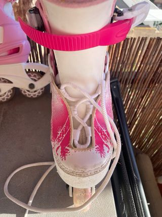 Patines en línea rosas para niña