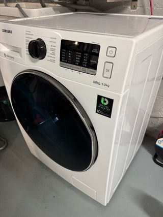 Lavadora Secadora Samsung WD80J5430AW 8kg