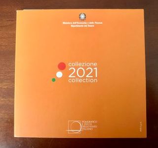 Serie Divisionale Euro 2021 Italia 8 Monete FDC