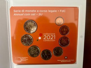 Serie Divisionale Euro 2021 Italia 8 Monete FDC