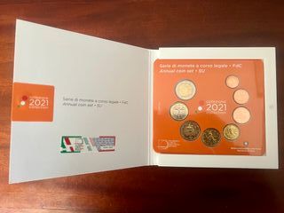 Serie Divisionale Euro 2021 Italia 8 Monete FDC
