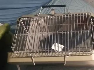 Parrilla Portátil Metal Olive Green ( 1 golpe)