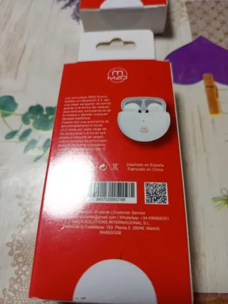 Auriculares M MAD Bluetooth Blancos