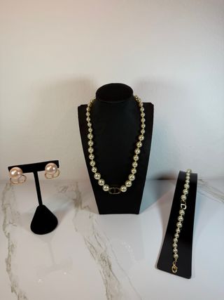 Conjunto Dior Perlas