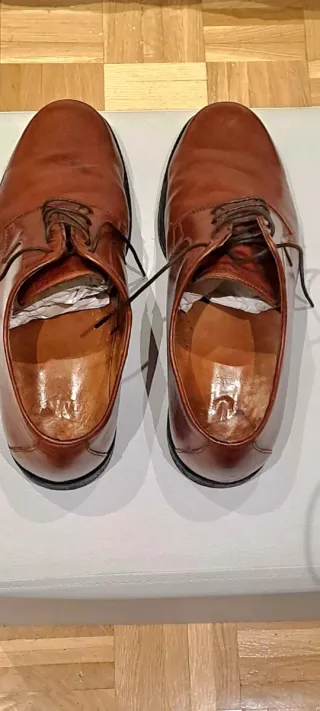 Zapatos de vestir de piel marrones