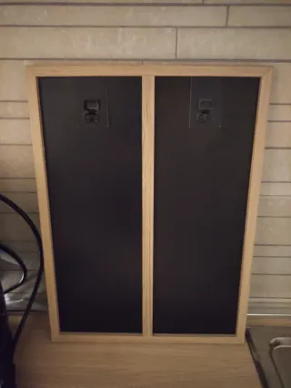 Lavagna settimanale con cornice in legno