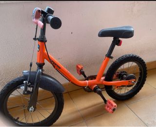 Bici infantil naranja