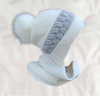 Gorro y bufanda de punto