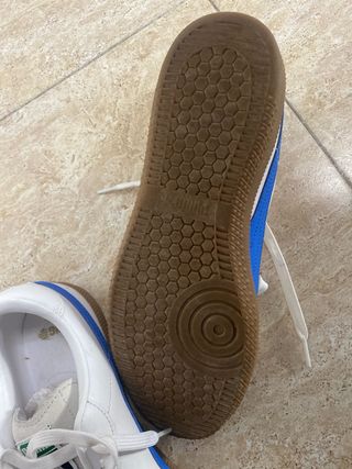 Tenis Puma King Blancos y Azules