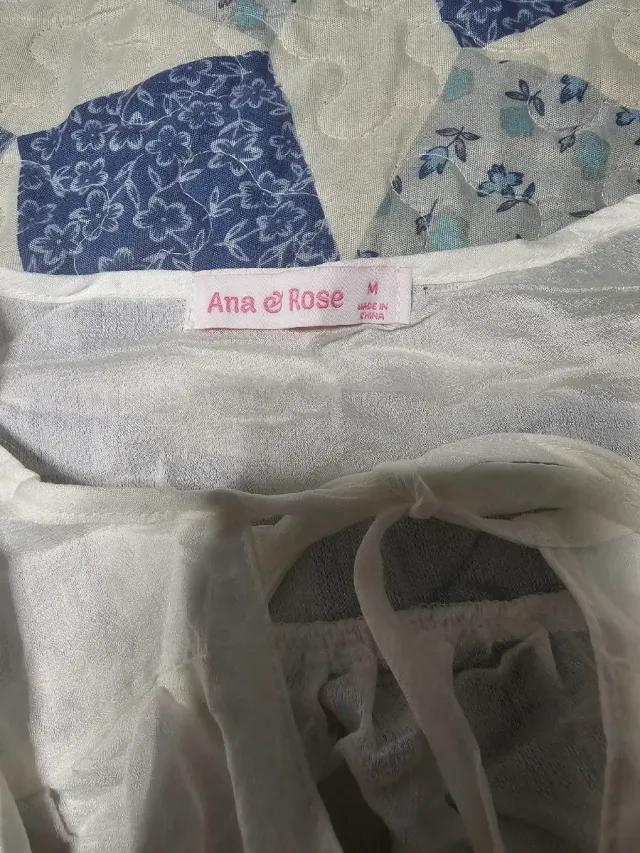 Blusa Mujer Blanca Bordada Flores