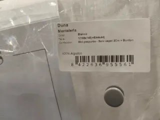 Juego Mantelería BASSOLS DUNA Lino Algodón