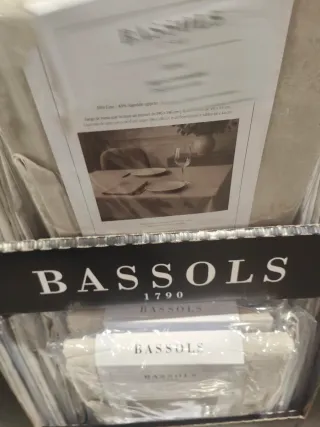 Juego Mantelería BASSOLS DUNA Lino Algodón