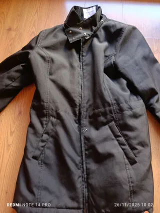 Chaqueta porteo invierno Wombat & Co Negra