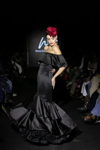 Vestido Flamenca Negro Talla 38