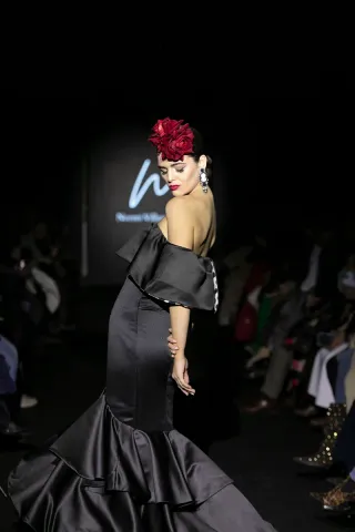 Vestido Flamenca Negro Talla 38