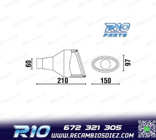 COLA ESCAPE DCH UNIVERSAL LOOK CUPRA 3 OVALADA