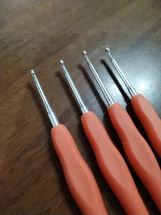 Set 4 uncinetti uncinetto 2.5mm