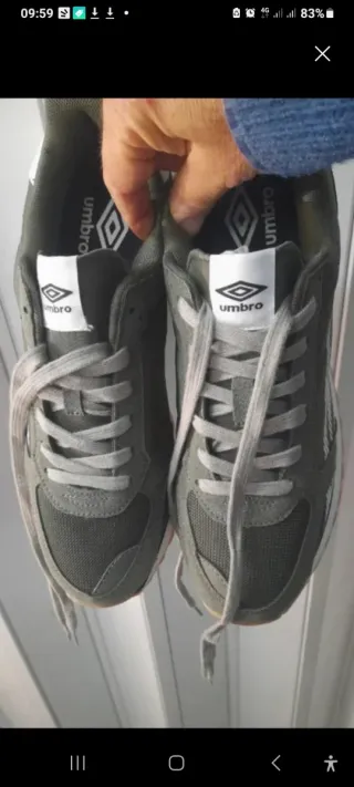Scarpe Umbro N41 Grigio/Verde